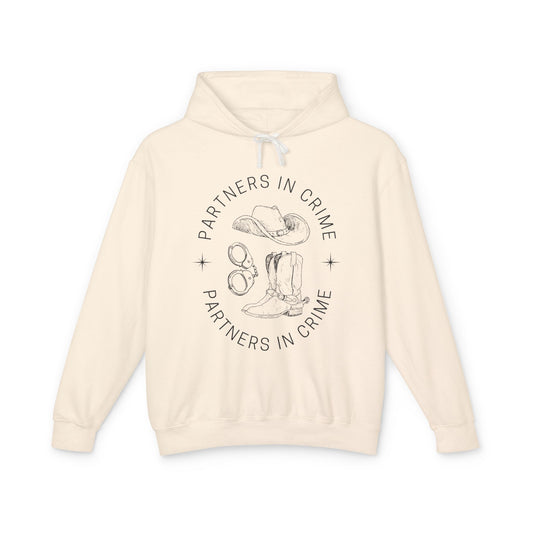 partners in crime hoodie