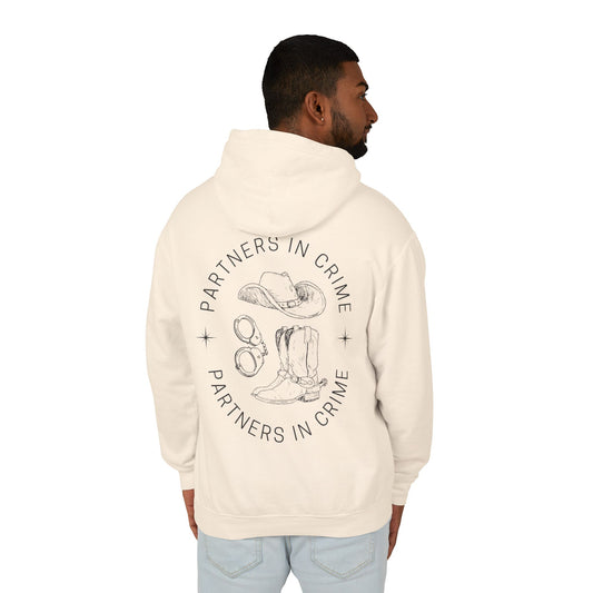 partners in the back hoodie